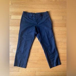 Neil Barrett Navy Pinstriped Trouser